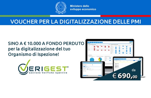 Immagine acquisto gestionale Verigest con voucher per la digitalizzazione delle imprese