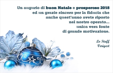 Banner auguri festività 2018 Verigest